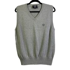 POLO JEANS CO‎ Vest Ralph Lauren Vintage V-Neck Knit Embroidered Logo Preppy